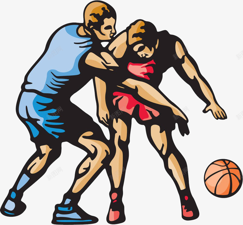 篮球比赛插画png免抠素材_88icon https://88icon.com 奥运 比赛 男人 竞争 竞赛 篮球 篮球比赛插画 篮球联赛 美国职业 设备 跳跃 运动员