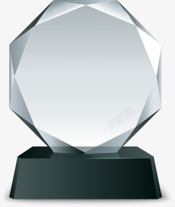 比赛名次水晶奖杯高清图片