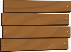 褐色破木板素材