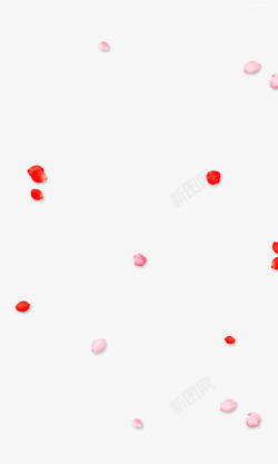 花瓣漂浮素材