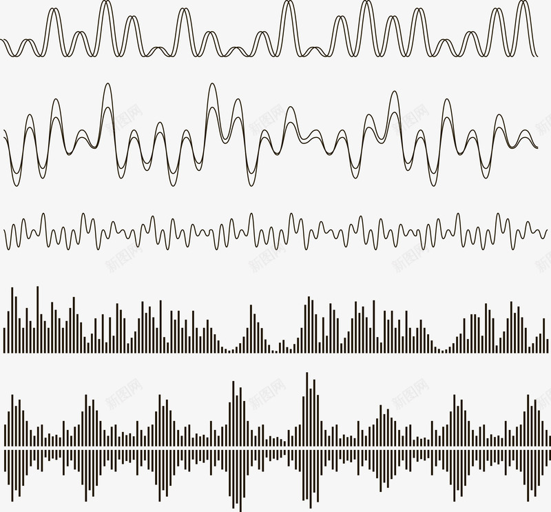 声波曲线png免抠素材_88icon https://88icon.com PNG图片 声波 声波曲线 声波纹 声音 曲线 矢量素材 音频