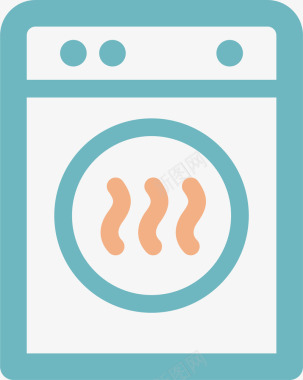 家用电器家用洗衣机标图标图标
