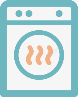 洗衣机矢量图标家用洗衣机标图标高清图片