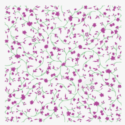 紫色小碎花图案矢量图素材