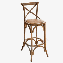 美式茶几叉背椅复古椅子高清图片