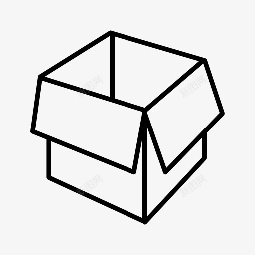 包装箱子图标png免抠素材_88icon https://88icon.com 