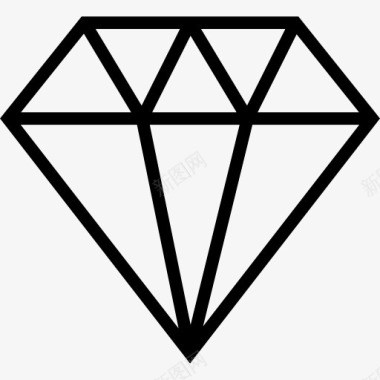 珠宝设计png免扣钻石图标图标