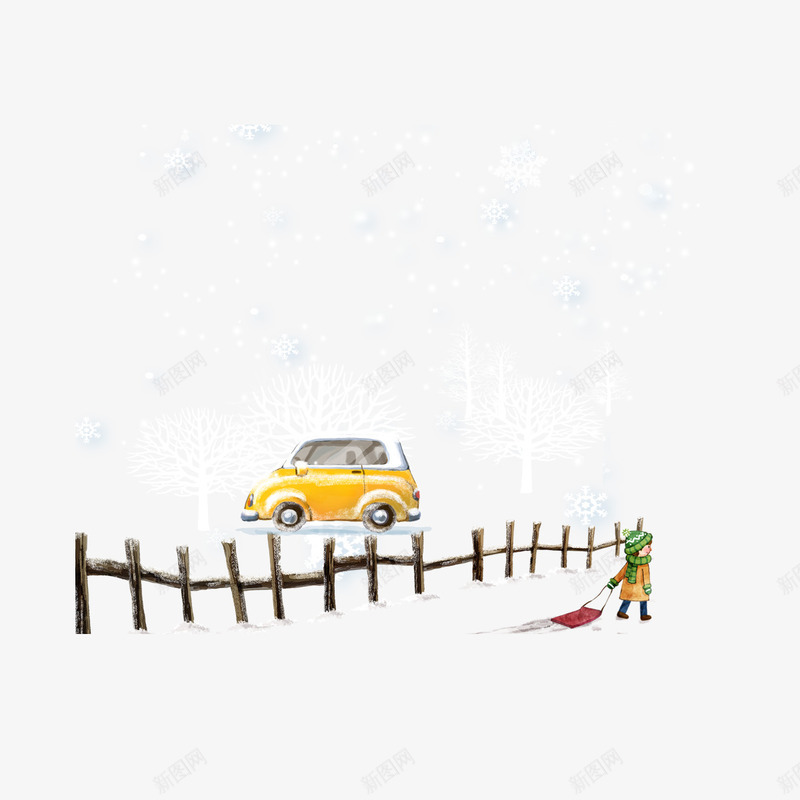 冬天下雪雪覆盖车场景png免抠素材_88icon https://88icon.com 下雪 冬天 动漫雪景 卡通手绘 白色 雪 雪覆盖车场景