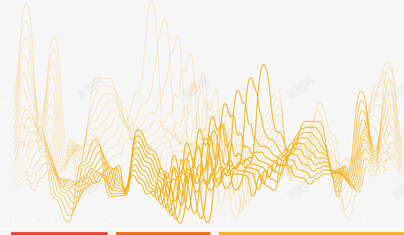 超声波黄色波纹矢量图eps免抠素材_88icon https://88icon.com 波纹 矢量素材 科技线条 超声波 黄色线条 矢量图