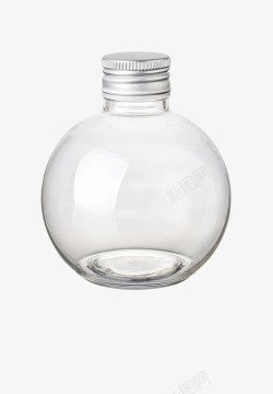 包装材料手绘白色透明玻璃灯炮瓶子高清图片