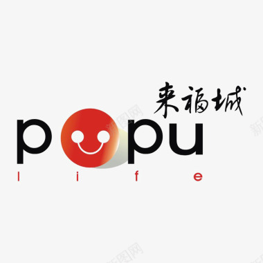 品牌logo来福城标识图标图标