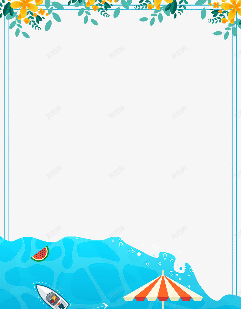 唯美夏天沙滩海滩出游背景边框psd免抠素材_88icon https://88icon.com 唯美 夏天 夏季旅游 大海 旅游 沙滩 海滩 清爽 自由行