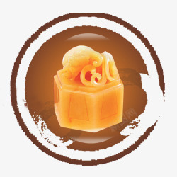 通透的玉璋素材