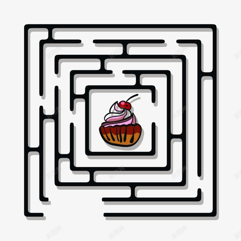 立体蛋糕终点迷宫png免抠素材_88icon https://88icon.com 游戏 立体 立体迷宫 蛋糕终点迷宫 迷宫 迷宫插画 迷宫线路 黑色迷宫