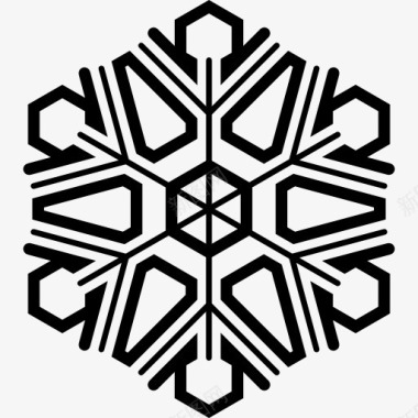 冬天冷Snowflake图标图标
