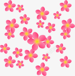 粉色浪漫花朵背景素材