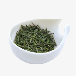 绿茶干茶叶透明图素材