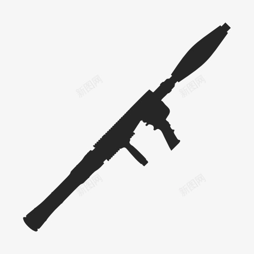 军事火箭筒剪影png免抠素材_88icon https://88icon.com 军事武器 剪影 火箭筒 热武器