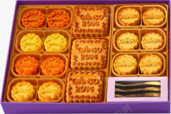 中秋节商城月饼包装礼盒素材