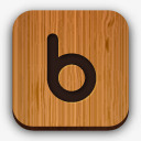 木板背景与木地板图片B木板logo图标图标
