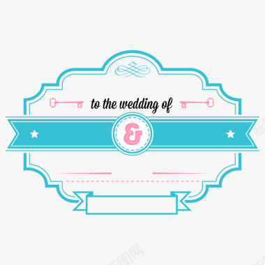 复古风婚礼logo婚礼logo图标图标