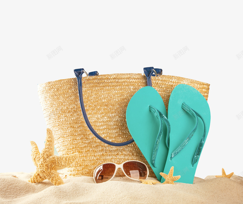 沙滩鞋包墨镜png免抠素材_88icon https://88icon.com 包包 墨镜 沙子 沙粒 鞋子