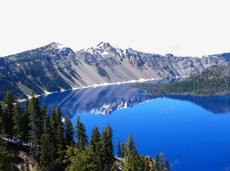 美国旅游火山口湖png免抠素材_88icon https://88icon.com 旅游景区 火山口湖 火山口湖国家公园 美国旅游 著名景点