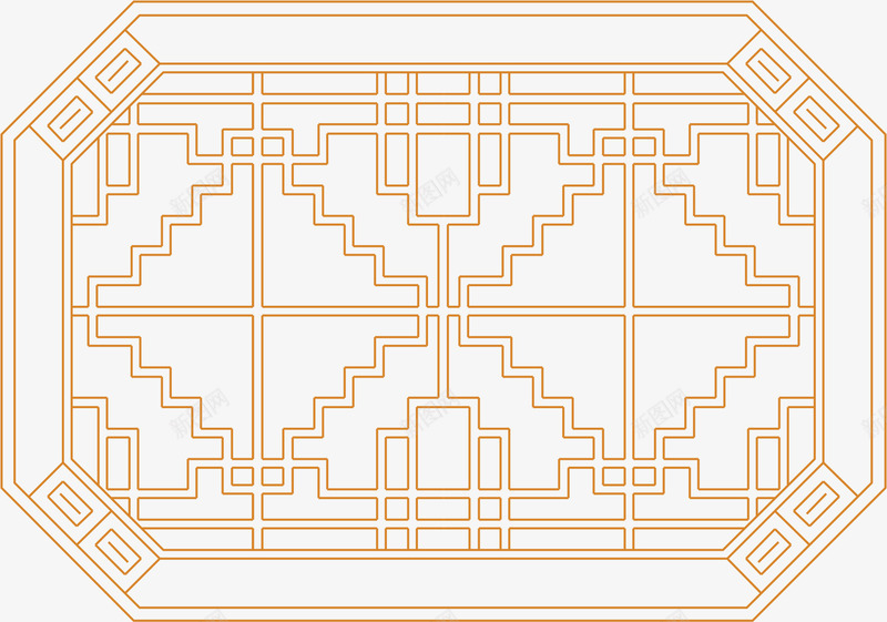 中式的文艺园林窗子矢量图eps免抠素材_88icon https://88icon.com 中国风 园林窗 园林窗口 园林窗户 园林窗花 文艺园林窗子 窗子 矢量图