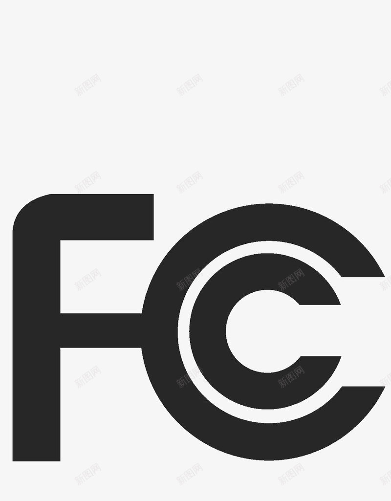 灰色创意fcc认证图png免抠素材_88icon https://88icon.com fcc 国际 行业 认证 通信