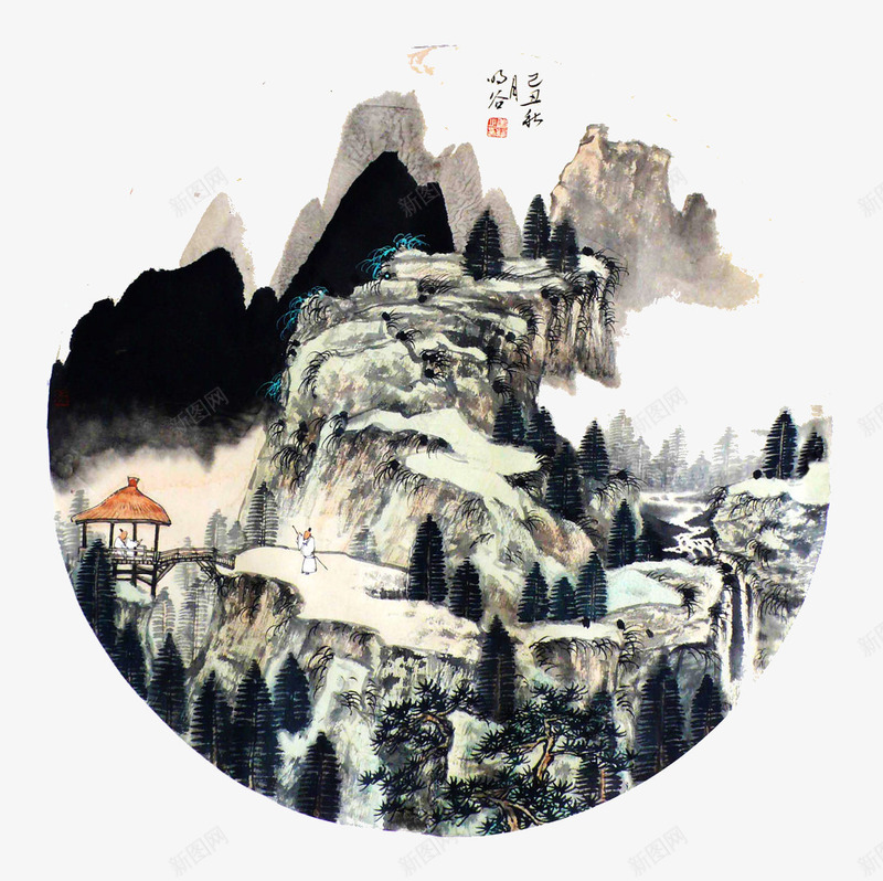 泰山png免抠素材_88icon https://88icon.com 山景 泰山 灰色