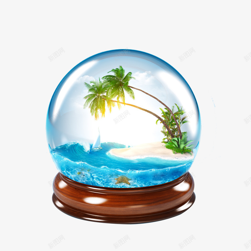 水晶球png免抠素材_88icon https://88icon.com 发光球 海洋 玩具 球体 立体 装饰