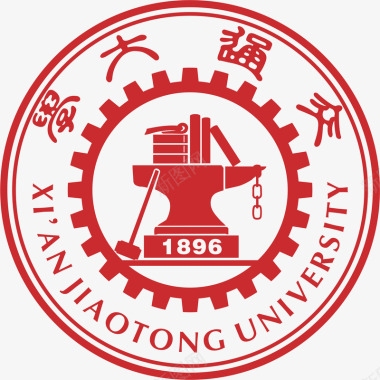 工业交大校徽交大logo红图标图标