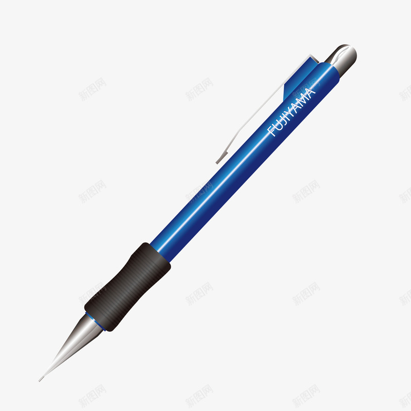 蓝色高端商务签字笔png免抠素材_88icon https://88icon.com 商务 签字笔 蓝色 蓝色商务 高端
