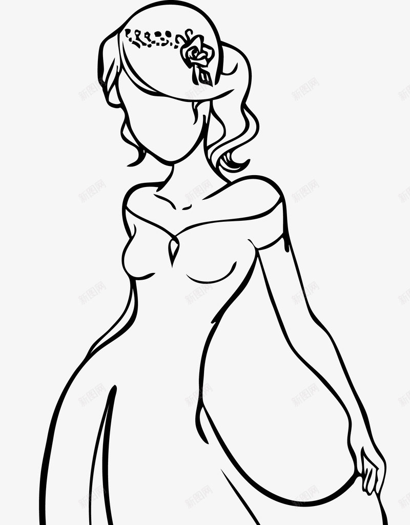 穿婚纱裙子礼服的美女新娘png免抠素材_88icon https://88icon.com 婚纱 婚纱礼服 婚纱美女 新娘 矢量AI 礼服 美女 美女婚纱 裙子 裙子美女