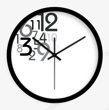 时间精美时钟图标图标