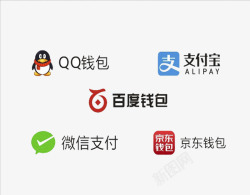 手机翼支付图标QQ钱包图标高清图片