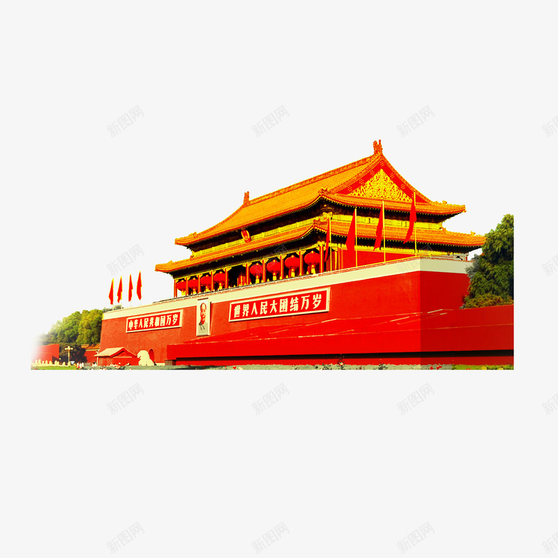 天安门装饰图案png免抠素材_88icon https://88icon.com 图案 天安门 山水天安门 效果图 装饰 设计