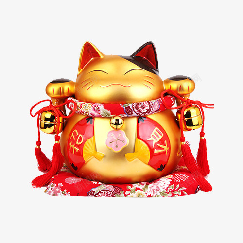 招财红金色招财猫png免抠素材_88icon https://88icon.com 富贵 招财红 财富 财源广进 金色 金色招财猫