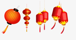 红色中国节灯笼高清图片