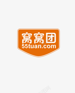 矢量LOGO圆环标识设计窝窝团logo图标图标