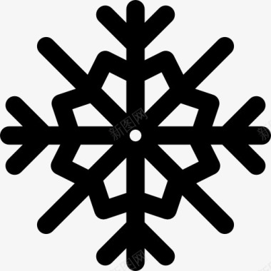 下雪天气Snowflake图标图标