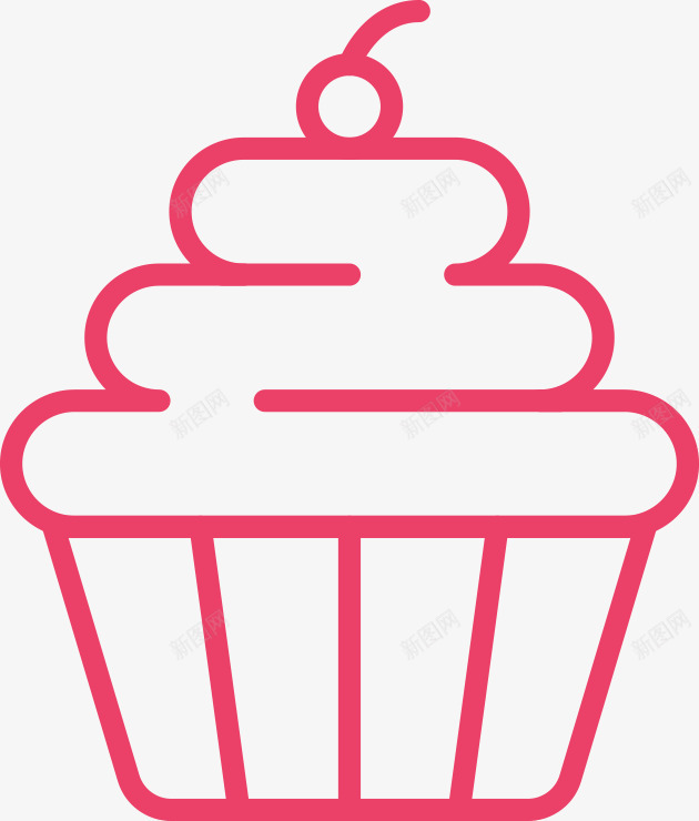 粉色手绘的蛋糕糕点png免抠素材_88icon https://88icon.com 卡通手绘 水果 粉色 糕点 蛋糕 装饰图 食物