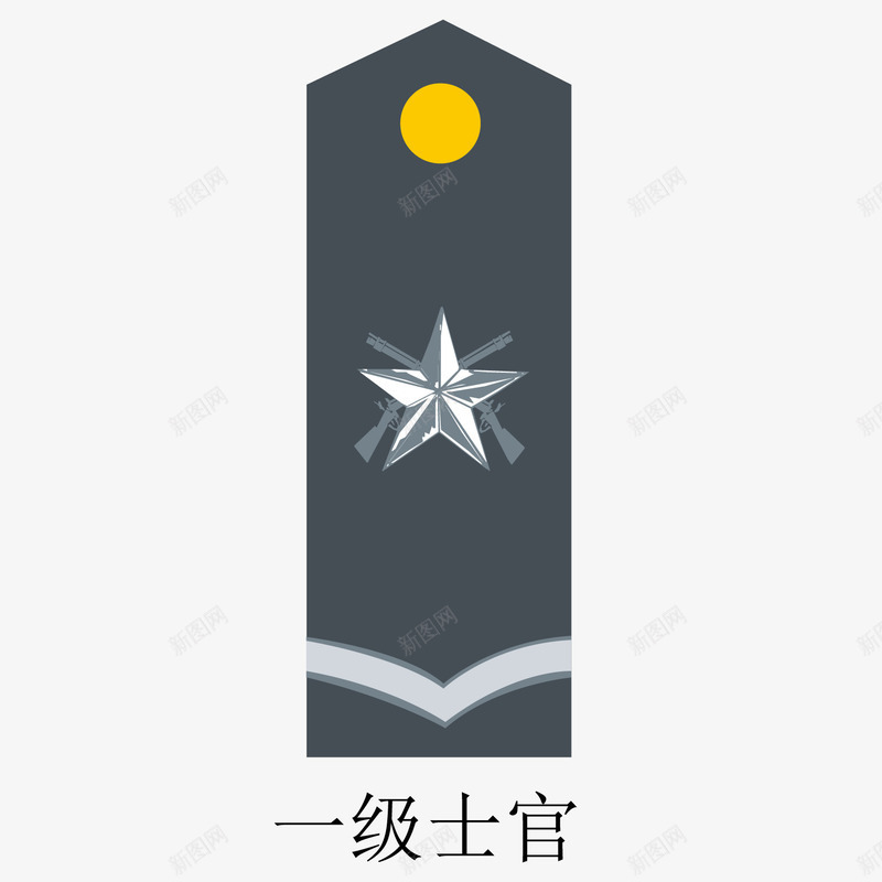 军队一级士官肩章png免抠素材_88icon https://88icon.com 一级士官 军队 肩章