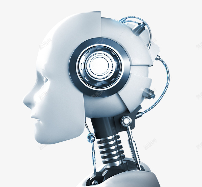 创意科技人形机器人psd免抠素材_88icon https://88icon.com 人头 人头插画 人形机器人 大气 引领未来 智能时代 机器人 科技 蓝色