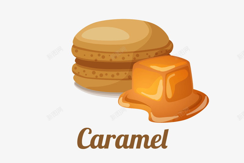 焦糖蛋糕png免抠素材_88icon https://88icon.com caramel 焦糖蛋糕素材 矢量焦糖蛋糕