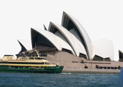 免抠着名建筑悉尼歌剧院景点高清图片