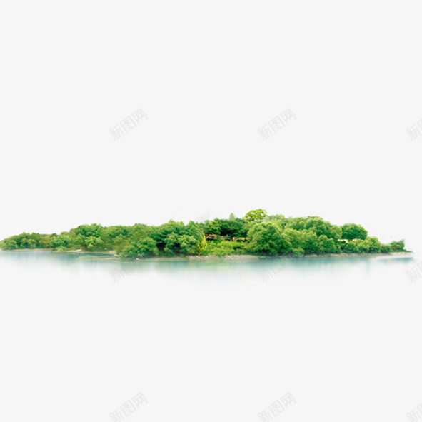 湖边景色png免抠素材_88icon https://88icon.com 树木 湖水 绿色