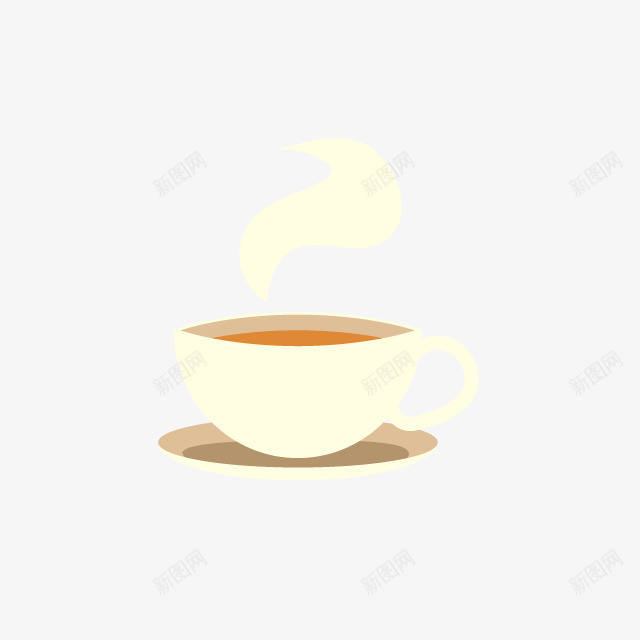 茶杯咖啡杯黄色飘香矢量图ai免抠素材_88icon https://88icon.com 咖啡杯 茶杯 飘香 黄色 矢量图