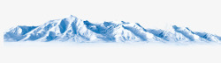山丘梦幻白色雪山高清图片