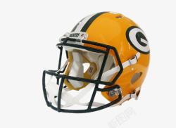 珍藏款美式橄榄球装备比赛头盔高清图片
